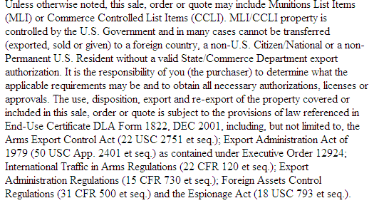 Authorizations, Licences and Approvals
